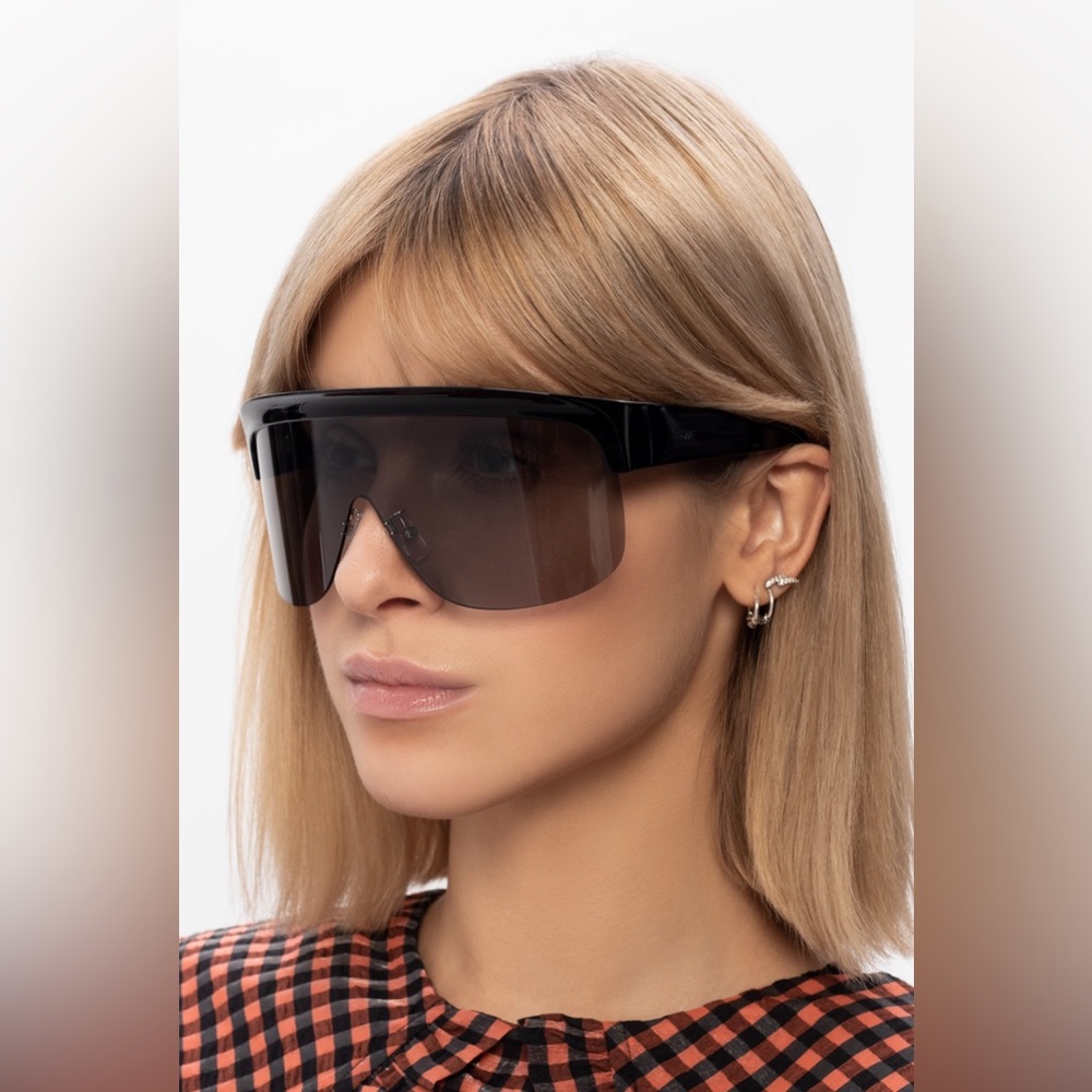 😎Authentic Loewe Black Shield Sunglasses LW 40034U 01A